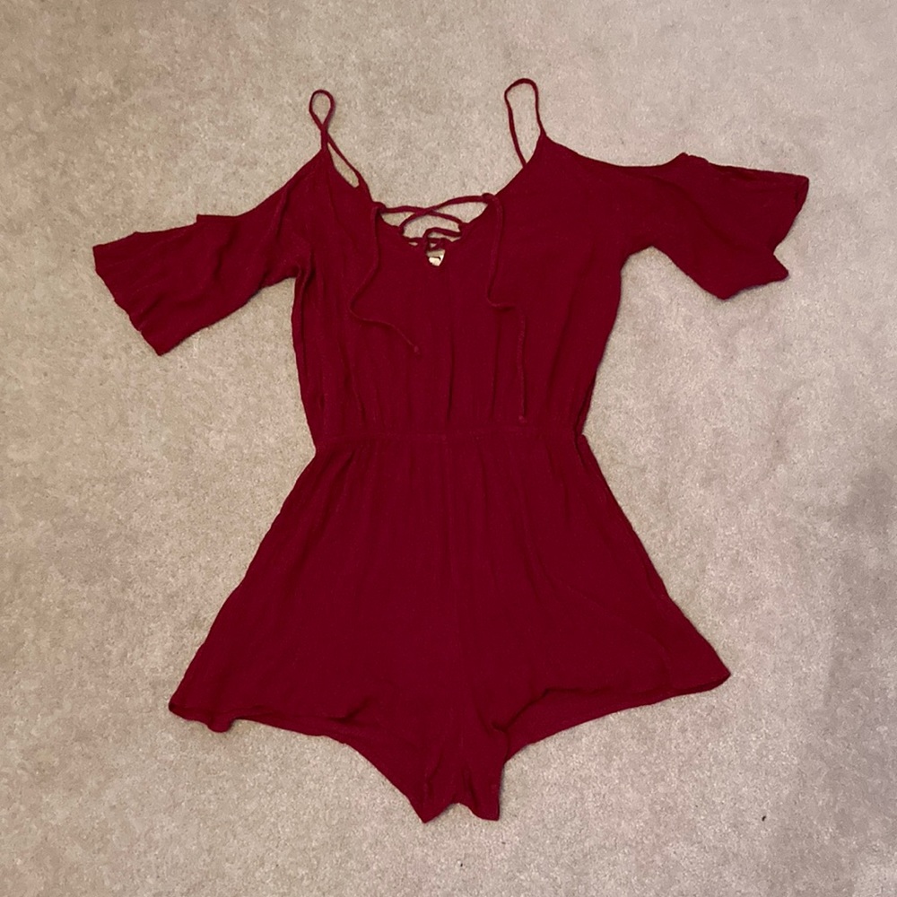 .L.A. HEARTS red romper